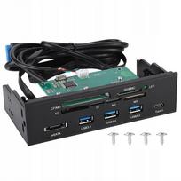 Vidinis kortelių skaitytuvas PC USB 2.0 M2 XD MS