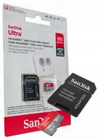 Atminties kortelė microSDXC SanDisk Ultra 512GB 150MB/s UHS-I A1 U1 C10 su adapteriu