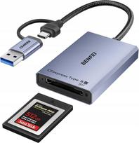 CFexpress Type B kortelių skaitytuvas USB-C/USB-A, 10Gb/s, 4K HDMI