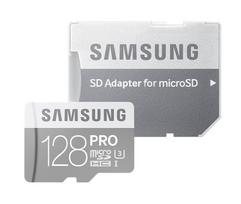 Atminties kortelė Samsung PRO MicroSDXC 128GB 90MB/s