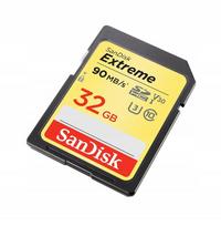 SD atminties kortelė SANDISK 32GB SDHC Class 10 EXTREME 90MB/s UHS-3
