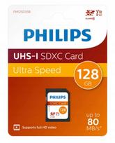 SDXC atminties kortelė Philips 128GB 80MB/s Class 10 UHS-I U1