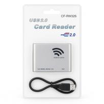 USB 2.0 SD microSD MMC xD kortelių skaitytuvas