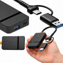 Kortelių skaitytuvas USB 3.0, USB-C, Micro SD, TF, iki 2 TB