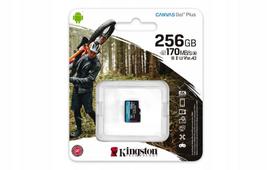 MicroSDXC atminties kortelė KINGSTON 256GB C10 UHS-3 V30 A2 170MB/s