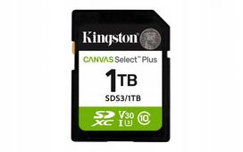 SD atminties kortelė Kingston 1TB Canvas Select Plus Gen3 150MB/s