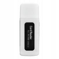Atminties kortelių skaitytuvas Micro SD SDHC SDXC MMC USB READ7 480Mbps juodas