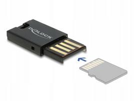 Kortelių skaitytuvas USB 2.0 Micro SD Delock 91603