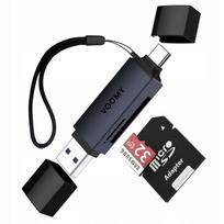 Kortelių skaitytuvas Voomy Connect H11 USB 3.0 SD ir MicroSD 5Gbps Space Blue