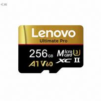 256GB MicroSDXC atminties kortelė Lenovo Ultimate Pro U3 A1 V60 4K su SD adapteriu