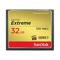 CF atminties kortelė Sandisk 32GB Extreme 85MB/s rašymas 120MB/s skaitymas, 2 vnt.