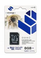 Atminties kortelė Storange 8GB microSD su Class 10 adapteriu