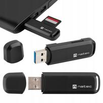 Atminties kortelių skaitytuvas NATEC SD/Micro SD USB 3.0