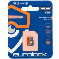 Atminties kortelė MICRO SD 32GB CLASS 10 EUROLOOK telefonams ir kameroms