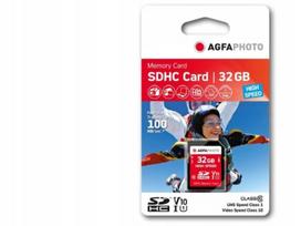 Atminties kortelė AGFA SDHC 32GB Class 10 100MB/s V10