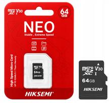 MicroSD atminties kortelė 64GB HS-TF-C1 Hikvision IP kameroms