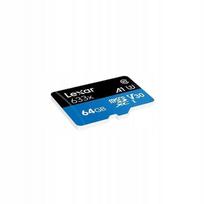 microSD kortelė Lexar 64GB 633x microSDXC UHS-I A1 V30, 2 vnt.
