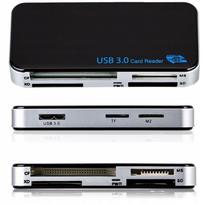 Kortelių skaitytuvas USB3.0: Micro SD, MS Duo, M2, CF, XD