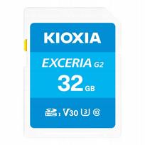 SDHC atminties kortelė KIOXIA EXCERIA G2 32GB UHS-I U3 V30