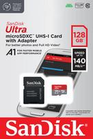 Atminties kortelė SanDisk SDSQUAB-128G-GN6MA Ultra 128GB micro SDXC 140MB/s SD