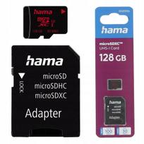 MicroSDXC atminties kortelė Hama 128GB UHS Speed C3 UHS-I 80MB/s su adapteriu