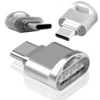 microSD atminties kortelių skaitytuvas, aliuminis
