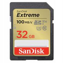 Atminties kortelė SanDisk Extreme SDHC 32GB 100/80MB/s C10 V30