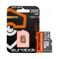 microSD atminties kortelė 32GB EUROLOOK Class 10 ESD-32