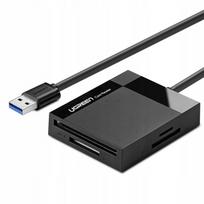 Atminties kortelių skaitytuvas USB 3.0 SD micro SD CF MS 2TB 5Gbps UGREEN HUB 0,5 m