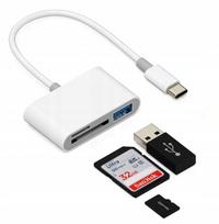 Atminties kortelių skaitytuvas 3in1 SD TF USB