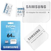 Atminties kortelė SAMSUNG EVO+ 64GB microSDXC 160MB/s