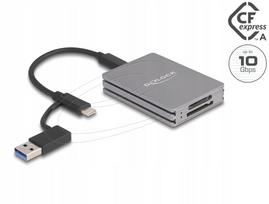 Kortelių skaitytuvas USB Type-C Delock 91013 SD ir CFexpress Type A atminties kortelėms