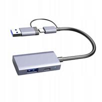 Kortelių skaitytuvas su Type C ir USB jungtimis