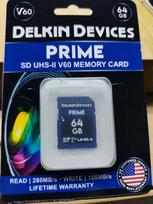 Atminties kortelė Delkin Devices 64GB Prime SDXC UHS-II (V60)