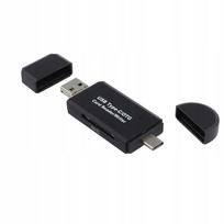 USB 2.0 į Micro USB adapteris su OTG ir kortelių skaitytuvu