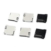 Micro SD kortelių lizdai su spyruokle, 6 vnt.