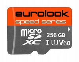 MicroSD atminties kortelė HC V60 U1 Class 10 256GB WiFI IP kameroms