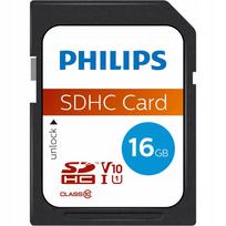 SDHC atminties kortelė Philips 16GB Class 10 UHS-I U1