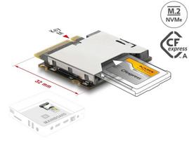 Adapteris M.2 Key M į CFexpress 2.0 Type A PCIe 4.0 NVMe Delock 64363
