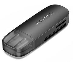 Atminties kortelių skaitytuvas USB 3.0 SD TF VENTION CLFB0