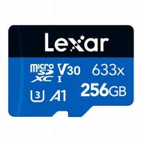 Micro SD kortelė Lexar 633x 256GB su SD adapteriu