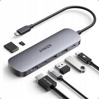 USB-C 7in1 skaitytuvas su HDMI 4K 60Hz, PD 85W, SD, MicroSD