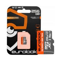 microSD atminties kortelė 256GB EUROLOOK Class 10 ESD-256