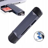 Atminties kortelių skaitytuvas USB C 6in1, USB 3.0, SD, microSD, OTG