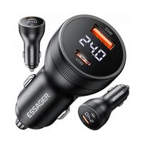 Automobilinis USB įkroviklis QC 4.0+ PD 30W, tinka cigarečių pridegikliui