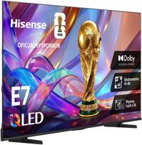 Televizorius Hisense 65E7S QLED 65" 4K UHD juodas