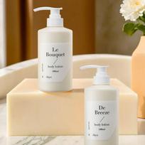[2-pack] Perfume Body Care Body Lotion 500ml (Choose 1 of 5) Linden Lime Basil & Mandarin white