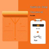 MieLanat TPE Yoga Mat Kit orange
