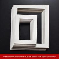 DIY Photo Frame Backing and Mounting Kit for Calligraphy and Photography Exhibitions Off-white cardstock gray