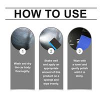 Nano Ceramic Coating For Cars Long Lasting Paint Sealant With Hydrophobic Effect High Gloss Scratch Resistance Car Detailing black